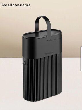 Nespresso Matte Black Capsule Recycling Bin with handle $19